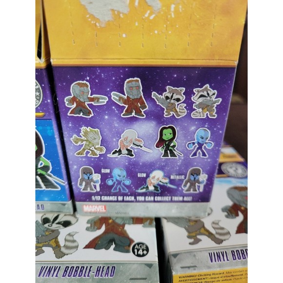 FUNKO POP FULL SET GUARDIANS OF THE GALAXY BOBBLE HEAD 7 FIGURES NEW OPEN BOX - Picture 4 of 14